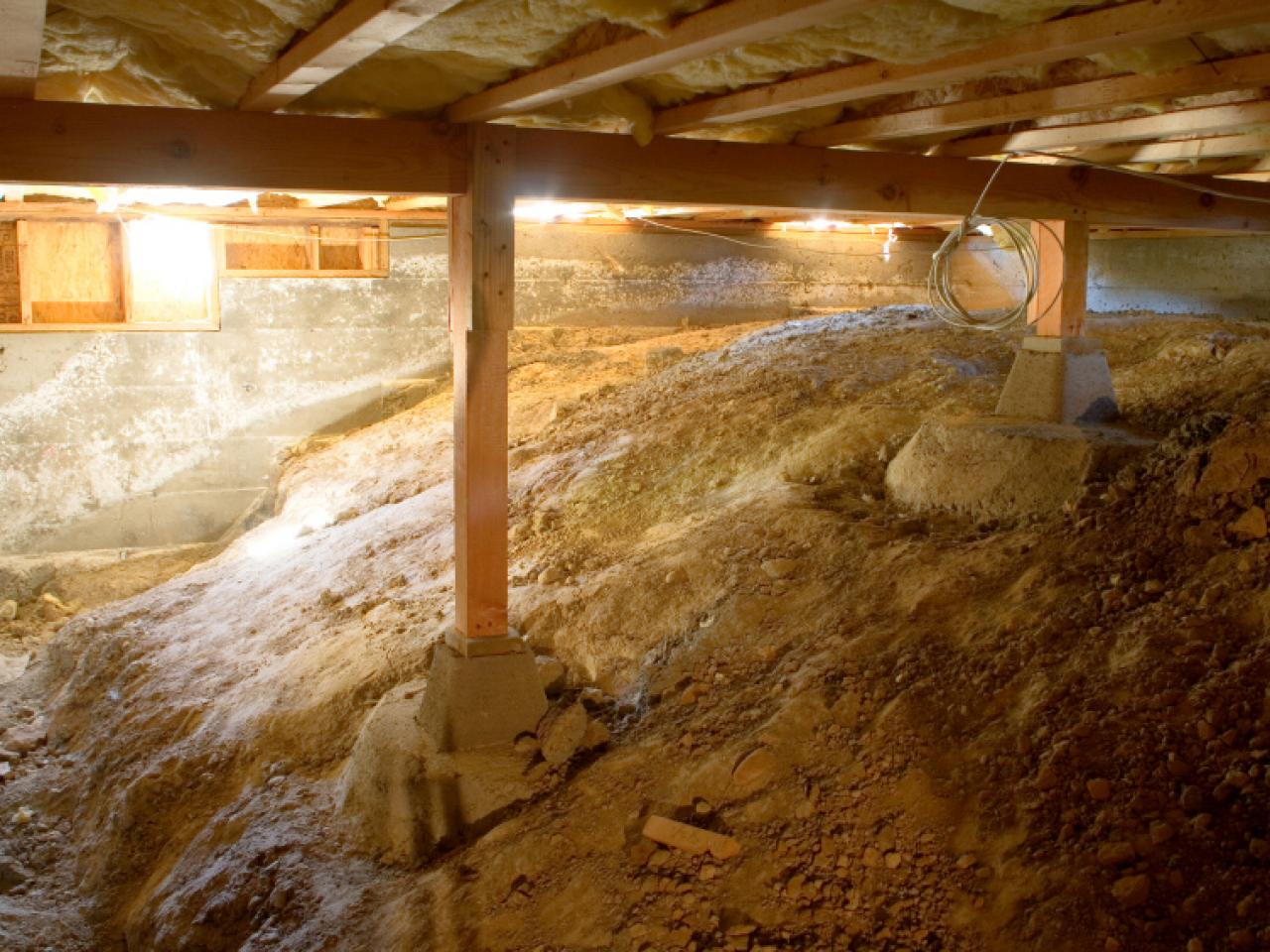 Tackling Mold, Dirt and Mustiness in Floor Crawlspaces