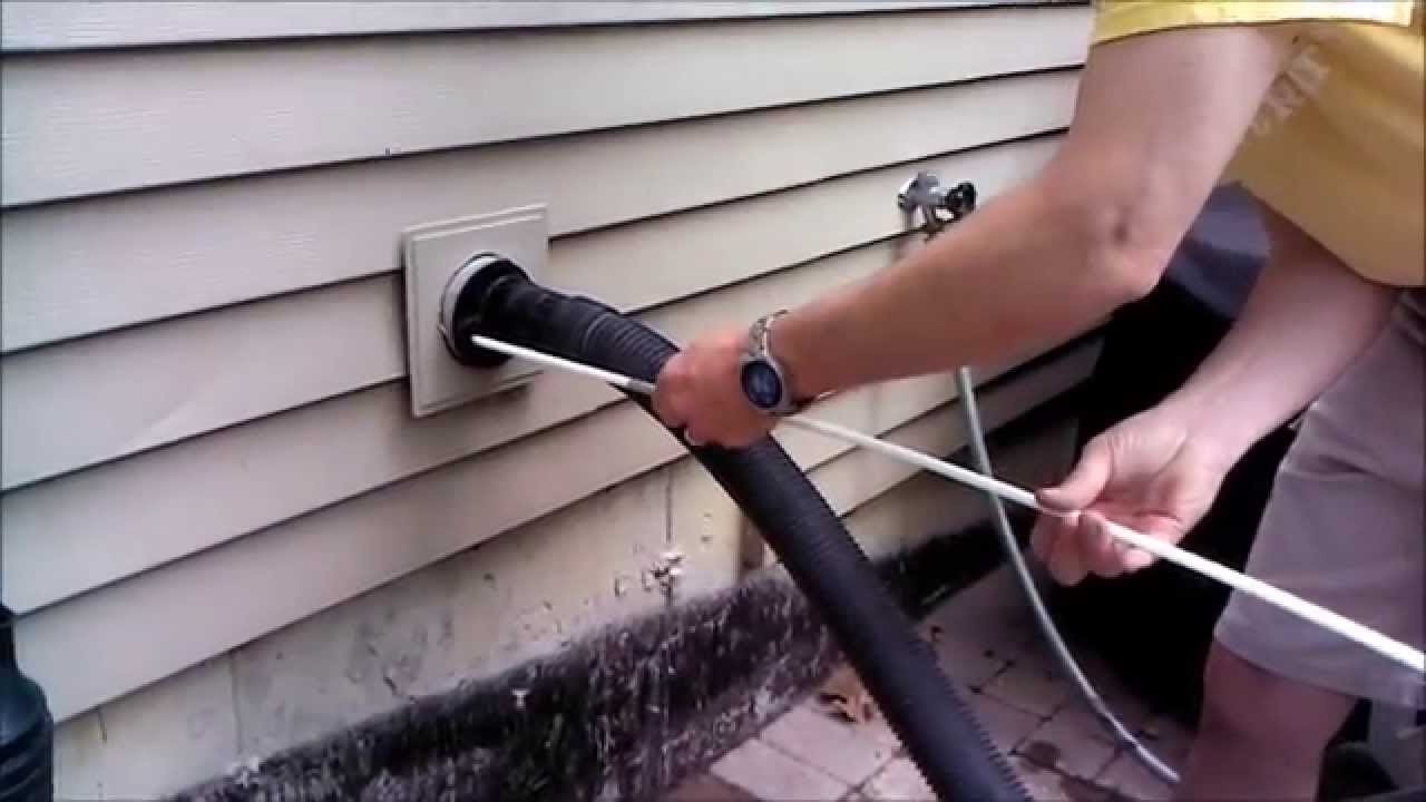 DIY dryer vent cleaning