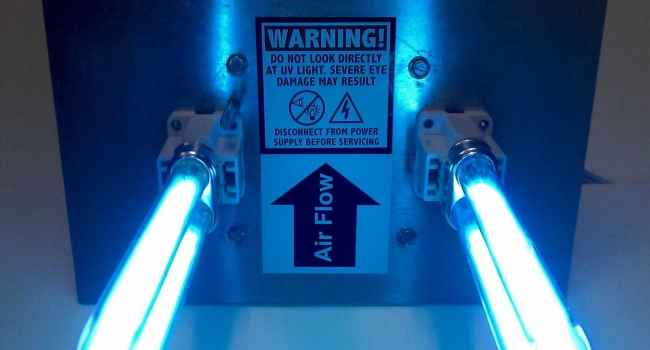 UV light for duct cleaning