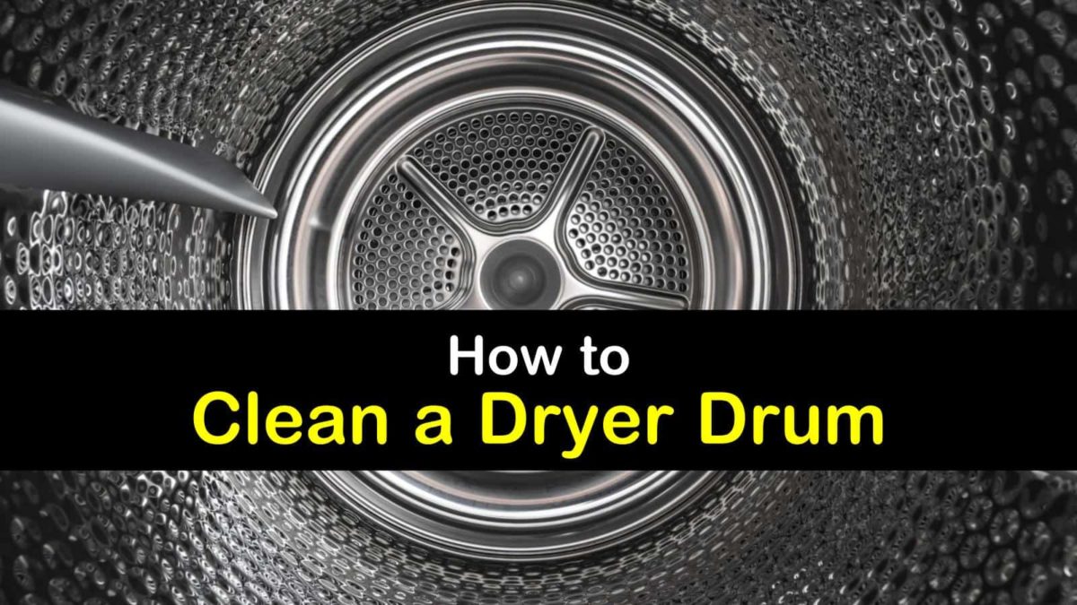 Cleaning Between the Dryer Drum and Cabinet