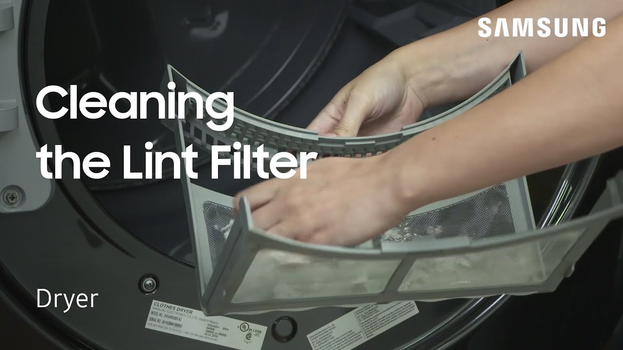 Cleaning Dryer Lint Filters