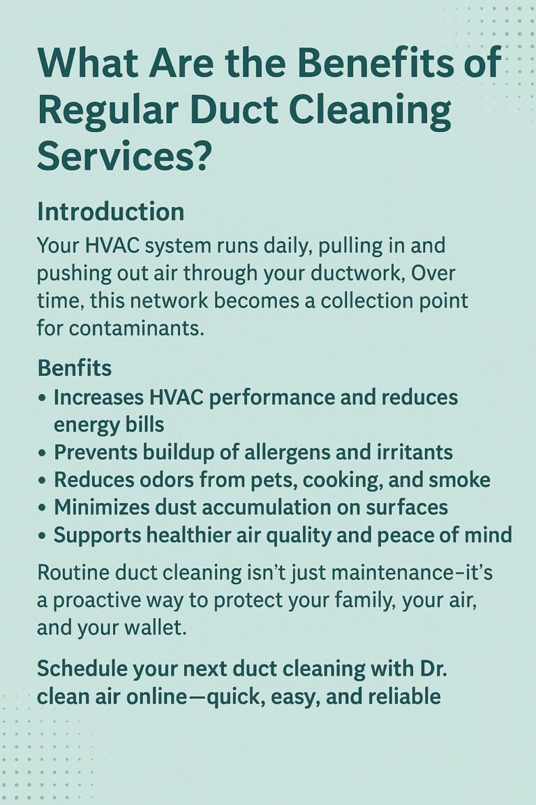 What Are the Benefits of Regular Duct Cleaning Services? – DRYER VENT ...