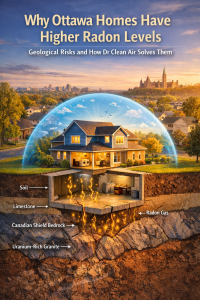 Why Ottawa Homes Have Higher Radon Levels: Geological Risks and How Dr Clean Air Solves Them